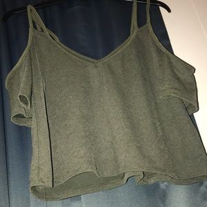 Cold Shoulder Crop Top